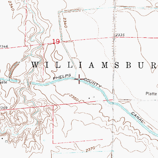 Topographic Map of Election Precinct 2, NE
