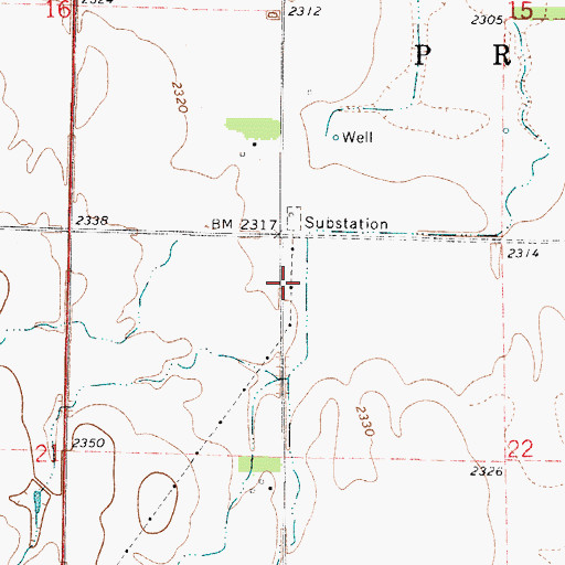 Topographic Map of Election Precinct 6, NE
