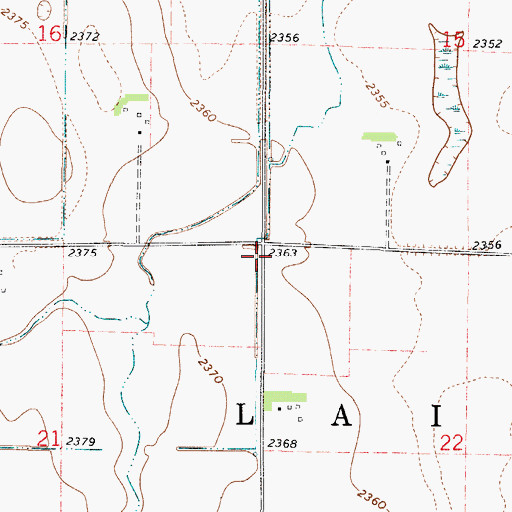 Topographic Map of Election Precinct 8, NE