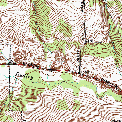 Topographic Map of Taylor Lisle Pit, NY