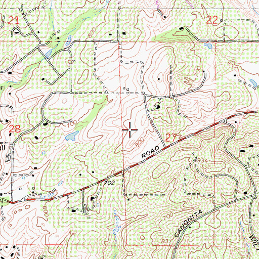 Topographic Map of Beck Grove, CA