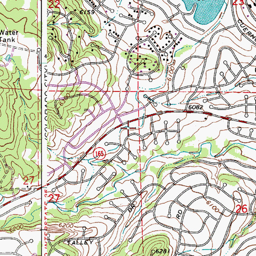 Topographic Map of Hayden Supply Ditch, CO