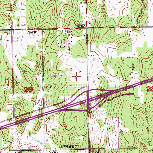 Topographic Map of Life Christian Academy, OK