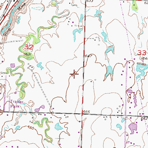 Topographic Map of Collinsville Early Childhood Center, OK