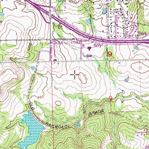 Topographic Map of Pontotoc Technology Center, OK