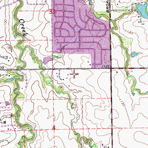 Topographic Map of Holy Trinity Christian School, OK