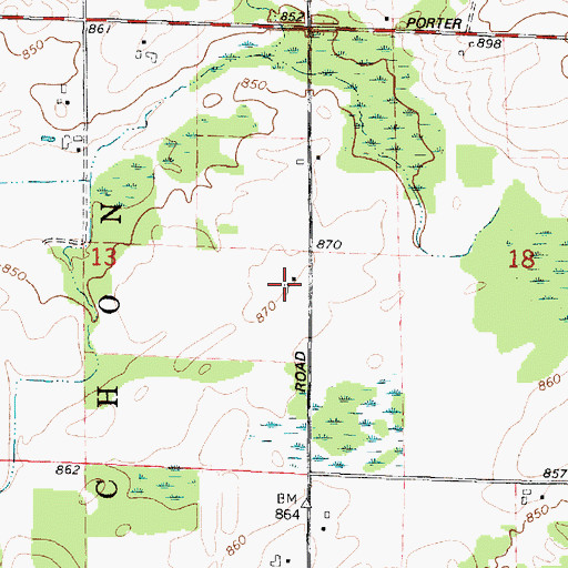 Topographic Map of Deer View School, WI