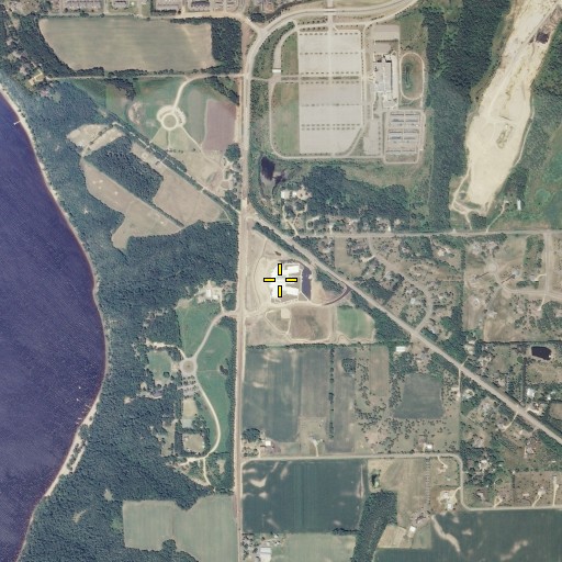 Aerial/Satellite Image of River Crest Elementary School, WI