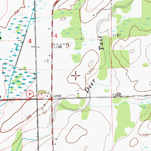 Topographic Map of Flambeau Elementary School, WI