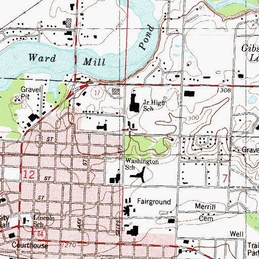 Topographic Map of Headstart and Early Childhood School, WI
