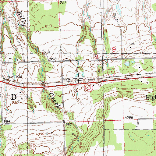 Topographic Map of House of the Lord Christian Academy, WI