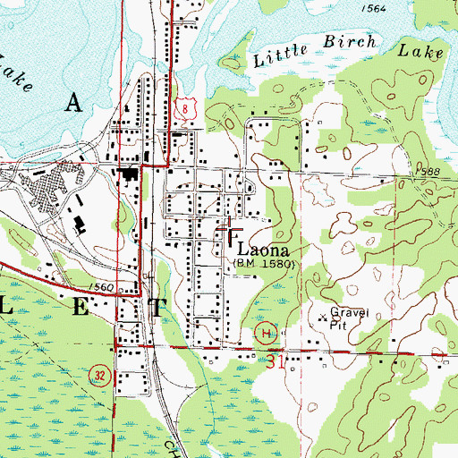 Topographic Map of Robinson Elementary School, WI