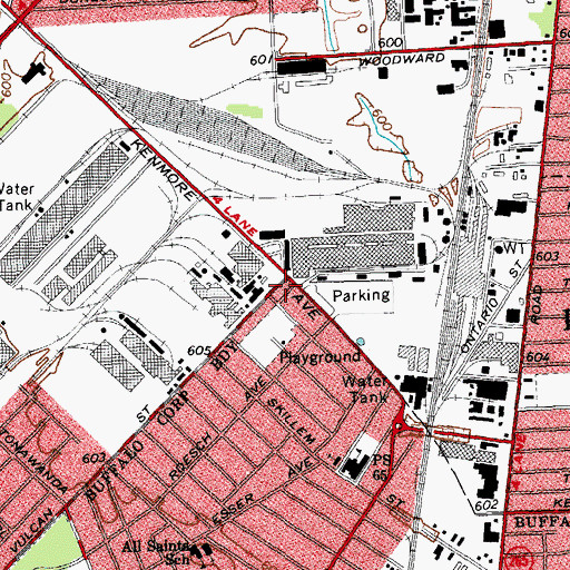 Topographic Map of Charter School for Applied Technology, NY