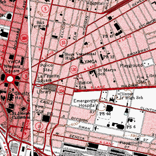 Topographic Map of El Bethel Assembly, NY
