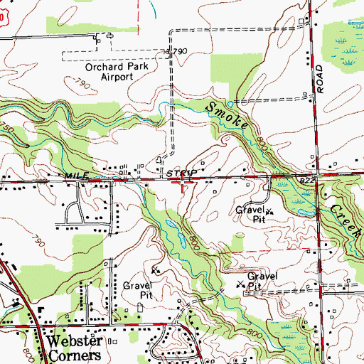 Topographic Map of Kingdom Hall of Jehovah's Witnesses, NY
