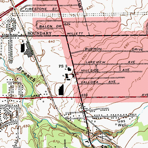 Topographic Map of Our Lady of the Sacred Heart Roman Catholic Church, NY