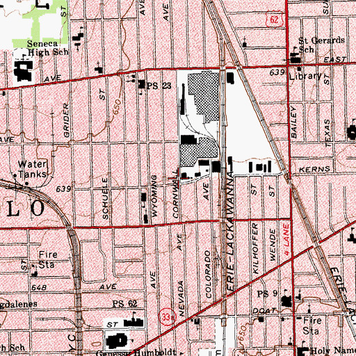 Topographic Map of Pentecostal Deliverance Prayer Center, NY