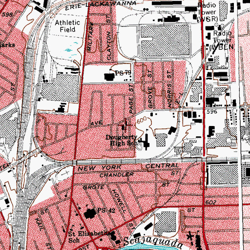 Topographic Map of Renovation Church, NY
