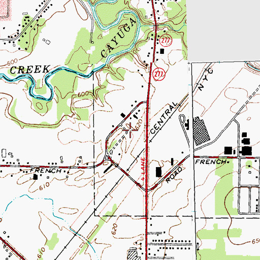 Topographic Map of Resurrection Life Fellowship, NY