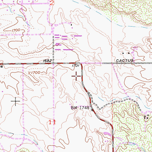 Topographic Map of Green Canyon, CA