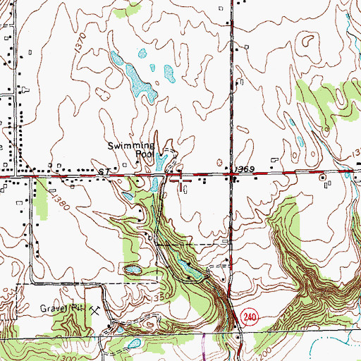 Topographic Map of Saint Paul's Episcopal Church, NY