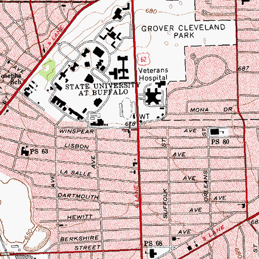 Topographic Map of Saint's Home Church of God, NY