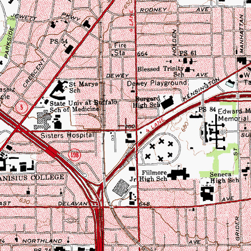 Topographic Map of Sword of the Spirit Ministries, NY