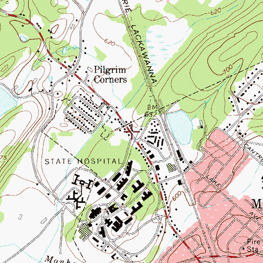 Topographic Map of Church of God of Repentant Sinners, NY