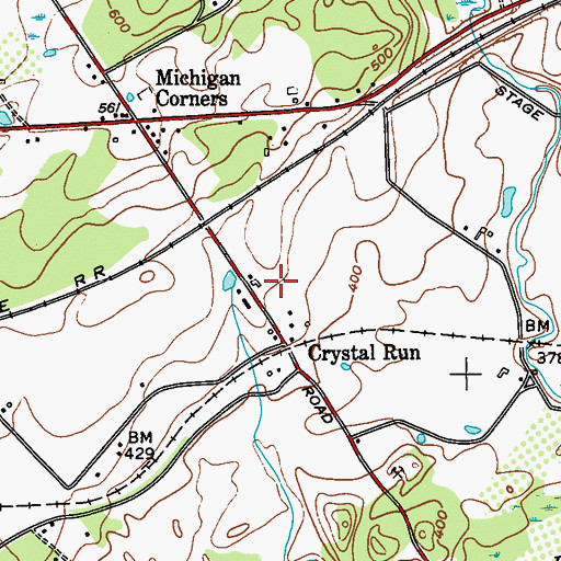 Topographic Map of Holy Cross Greek Orthodox Church, NY