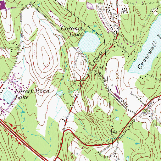 Topographic Map of Congregation Chaim Barucha, NY