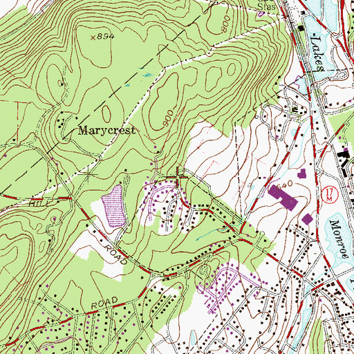 Topographic Map of Saint Joseph's Church, NY