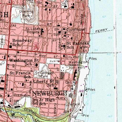 Topographic Map of First Born Church, NY