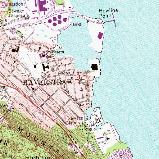 Topographic Map of New Jerusalem Church, NY