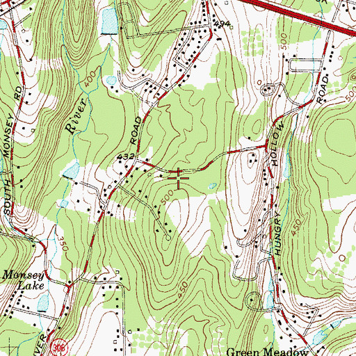 Topographic Map of Christian Community Church, NY