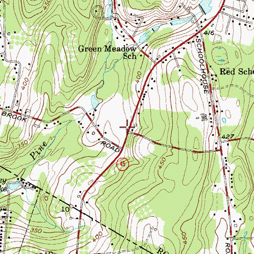 Topographic Map of Faith Assembly of God Church, NY