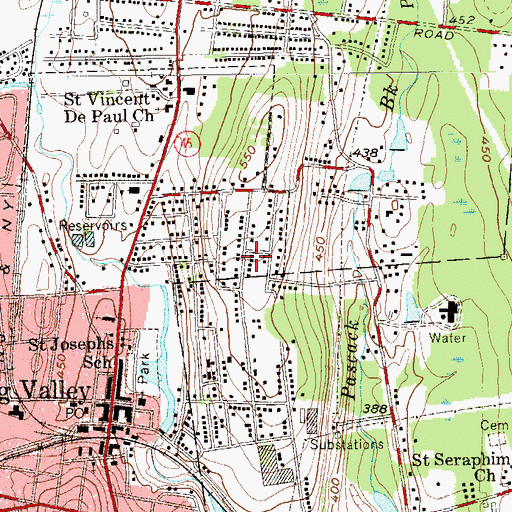 Topographic Map of House of Prayer, NY