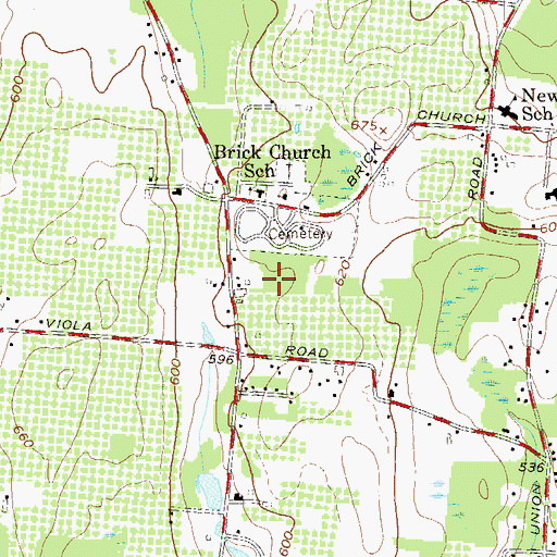 Topographic Map of Kingdom Hall of Jehovah's Witnesses, NY