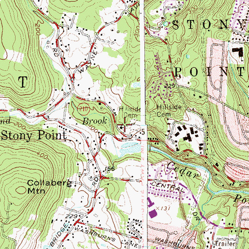 Topographic Map of First United Methodist Church, NY