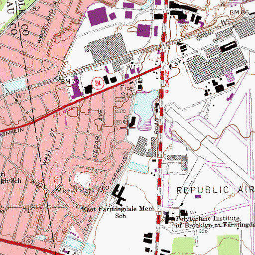 Topographic Map of Christian Community Church, NY