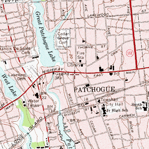 Topographic Map of Christ Unity Temple, NY