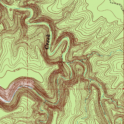 Topographic Map of Cabin Draw, AZ
