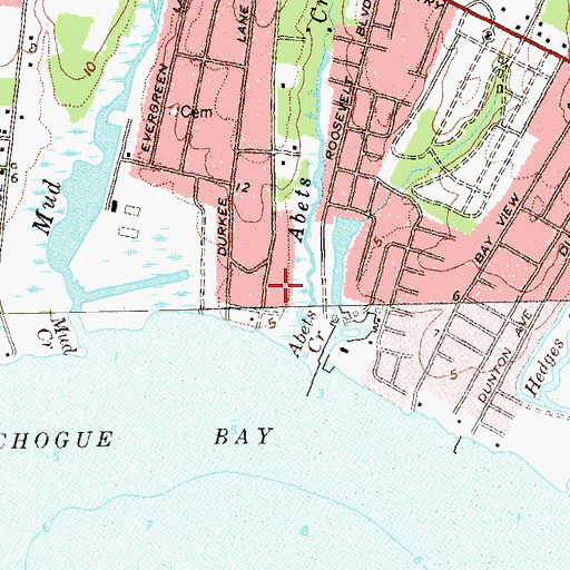 Topographic Map of Good News Church of Jesus, NY