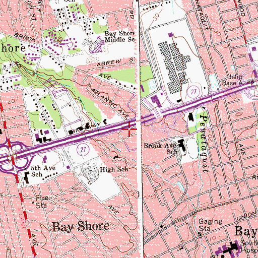 Topographic Map of Heart of Worship Church, NY