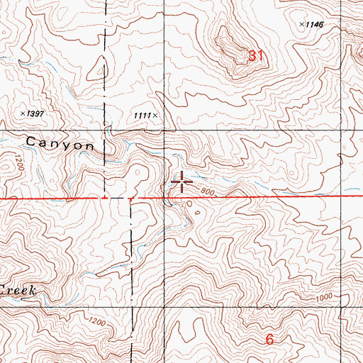 Topographic Map of Guadalupe Creek, CA