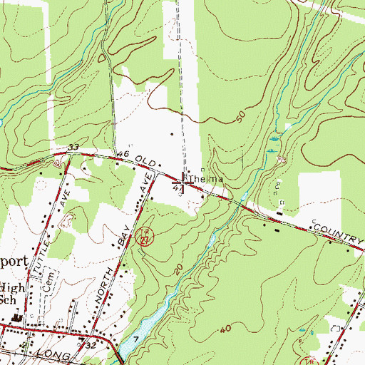 Topographic Map of Kingdom Hall of Jehovah's Witnesses, NY