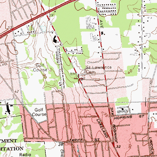 Topographic Map of New Life Community Church, NY