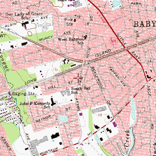 Topographic Map of Saint Nicholas Greek Orthodox Church, NY