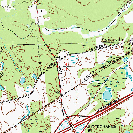 Topographic Map of Saint Peter and Paul Roman Catholic Church, NY