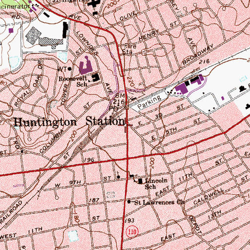 Topographic Map of The Church of Jesus Christ of Latter Day Saints, NY