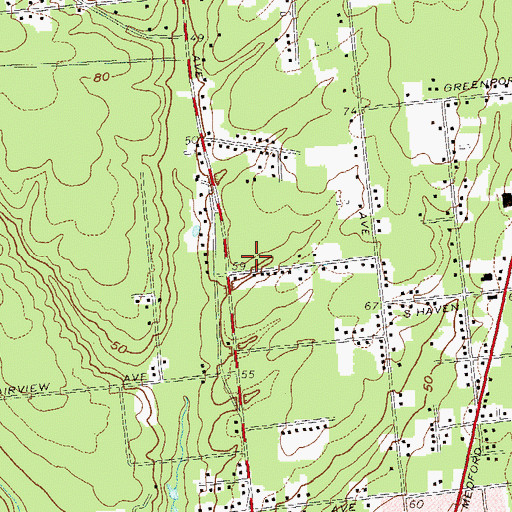 Topographic Map of The Church of Jesus Christ of Latter Day Saints, NY